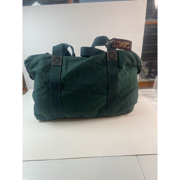 Harrods Knightsbridge Green Travel Duffel Bag Large Tote Weekender Carry-On - Picture 2 of 16